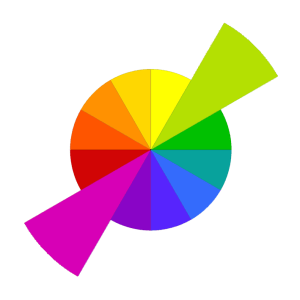 complementary colors: opposites in the color wheel