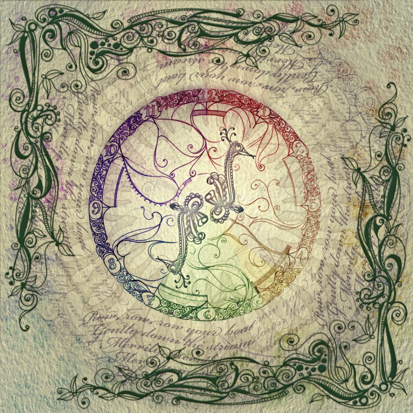 "Circle of Life" doodles & photoshop