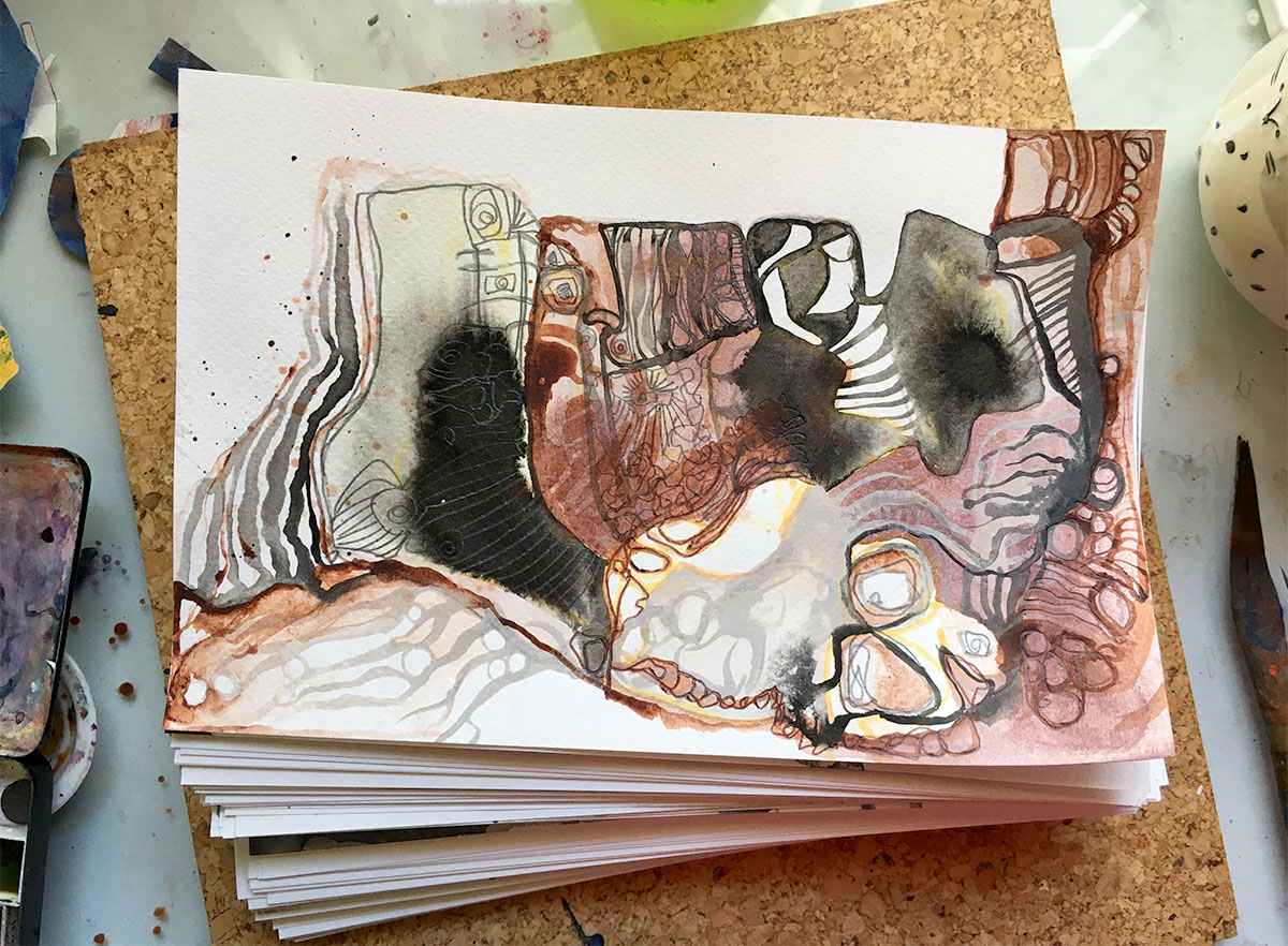 6 weeks of daily&nbsp;painting