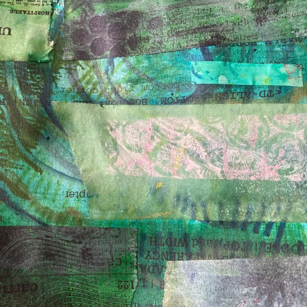 Autumn Mist Painted Papers by Mixy