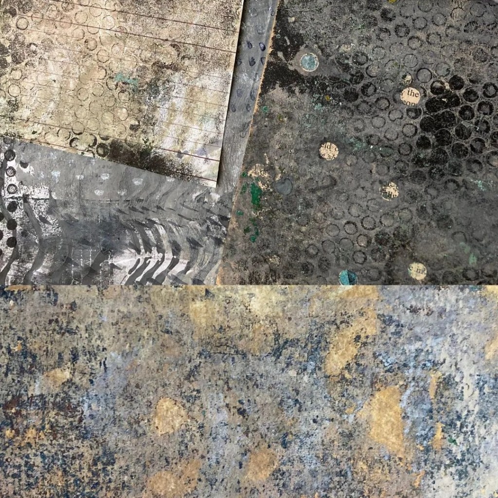 Muted Neutrals Painted Papers by Mixy